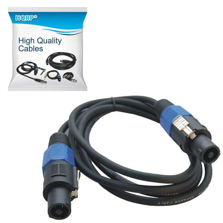 Hqrp 6ft Speakon To M Cable