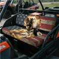 thumbnail image 3 of Binienty American Flag Eagle UTV Seat Protectors for Kawasaki Mule 2009-2024 4000 4010/2001-2018 3000 3010, Comfortable Soft Non-Slip UTV Replacement Seat Cover for Mule 3010, Easy to Install, 3 of 8