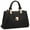 Black, variant on Women Satchel Handbags Top Handle Purse Medium Tote Bag Vegan Leather Shoulder Bag