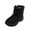 Black, variant on UngA Kids Snow Boots Cold Weather Waterproof Non Slip Ankle Boots Warm Mid Calf Shoes Winter Boots Boys Girls (Little Kid/Big Kid),Size 13.5