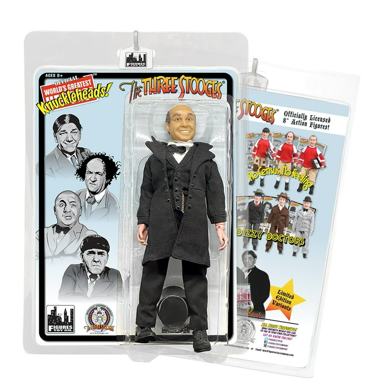 The Three Stooges 8 Inch Action Figures Suit & Top Hat
