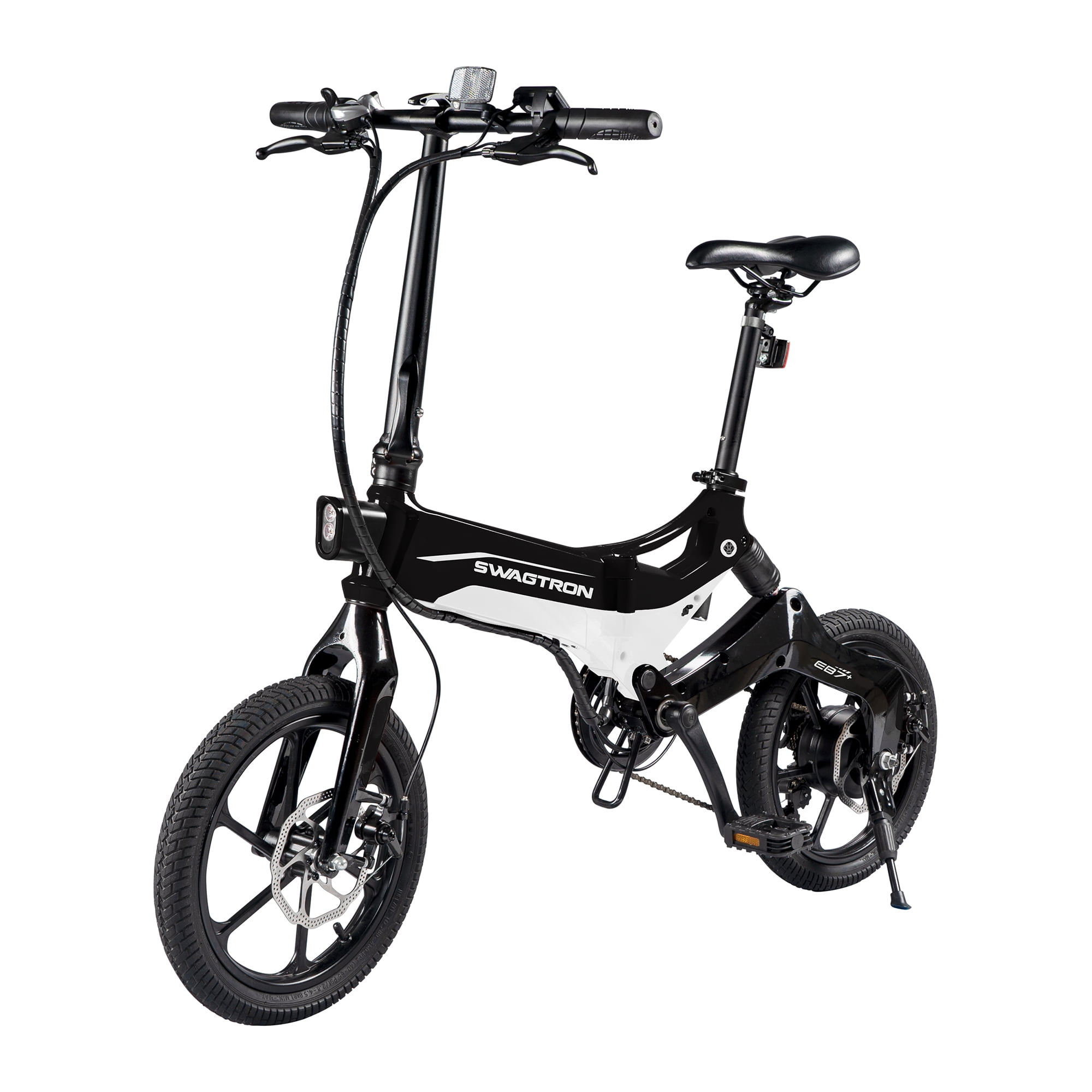 Swagtron EB7 Plus Folding Electric Bike with Removable Battery 7Speed