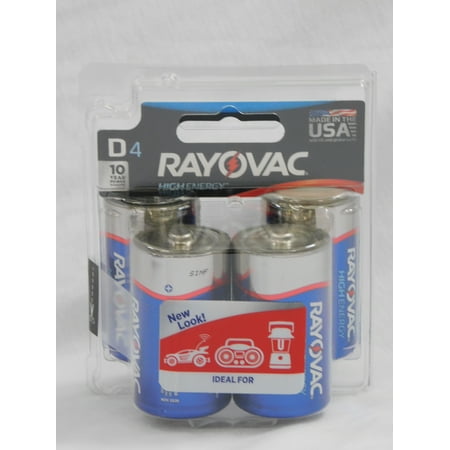 Rayovac Alkaline D 4pk