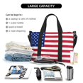 thumbnail image 5 of Travel Duffel Bag Love America Sports Tote Gym Bag Shoulder Weekender Overnight Bag For Women Men, 5 of 6