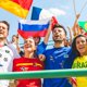thumbnail image 3 of Puideon Set de 16 parches termoadhesivos de fútbol para la Copa Mundial, 3 of 4