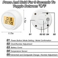 thumbnail image 7 of Cold Plunge Thermometer, Ice Bath Thermometer, Small Floating Waterproof Thermometer for Hot-Cold Bath, Multifunction Floating Pool Thermometer, Ice Bath Tub Accessories, 7 of 7