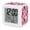 Pink, Magenta, White, variant on Green Rose Flowers Digital Alarm Clock for Bedrooms,Smart LED Alarm Clock with 7 Color Changing Night Light,Watercolor Garden Floral Blossom Bohemia Silent Wake Up Clocks for Sleep Study 3.2"x3.2"