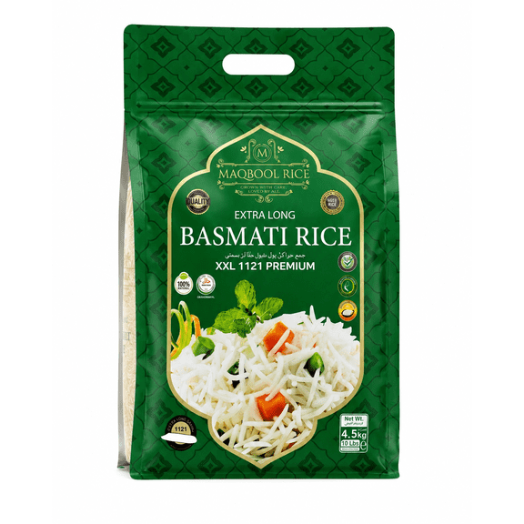 Maqbool Basmati Rice, 10 lb Bag