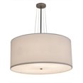 thumbnail image 2 of Meyda 171176 36 in. Cilindro White Textrene Pendant, Nickel - Lodge Fabric Acrylic, 2 of 6