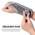 thumbnail image 2 of Wrist Support Brace Night Sleep Hand Support Brace with Splints and Adjustable Knob Right Hands Grey, 2 of 5