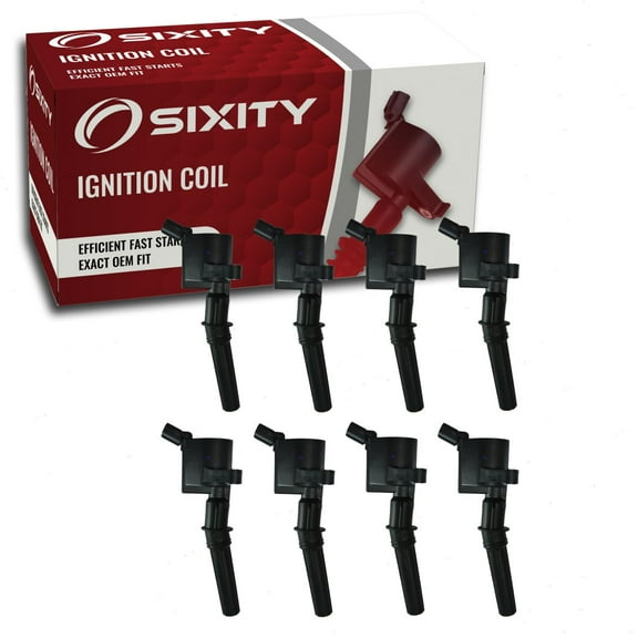 8 pc Sixity Ignition Coils compatible with Ford Expedition 4.6L 5.4L V8 1997-2004