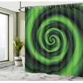 thumbnail image 5 of Ambesonne Green Shower Curtain, Abstract Spirals, 69"Wx84"L, Green, 5 of 5