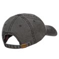 thumbnail image 4 of Green Beret Crest Embroidered Washed Cap - Black OSFM, 4 of 5