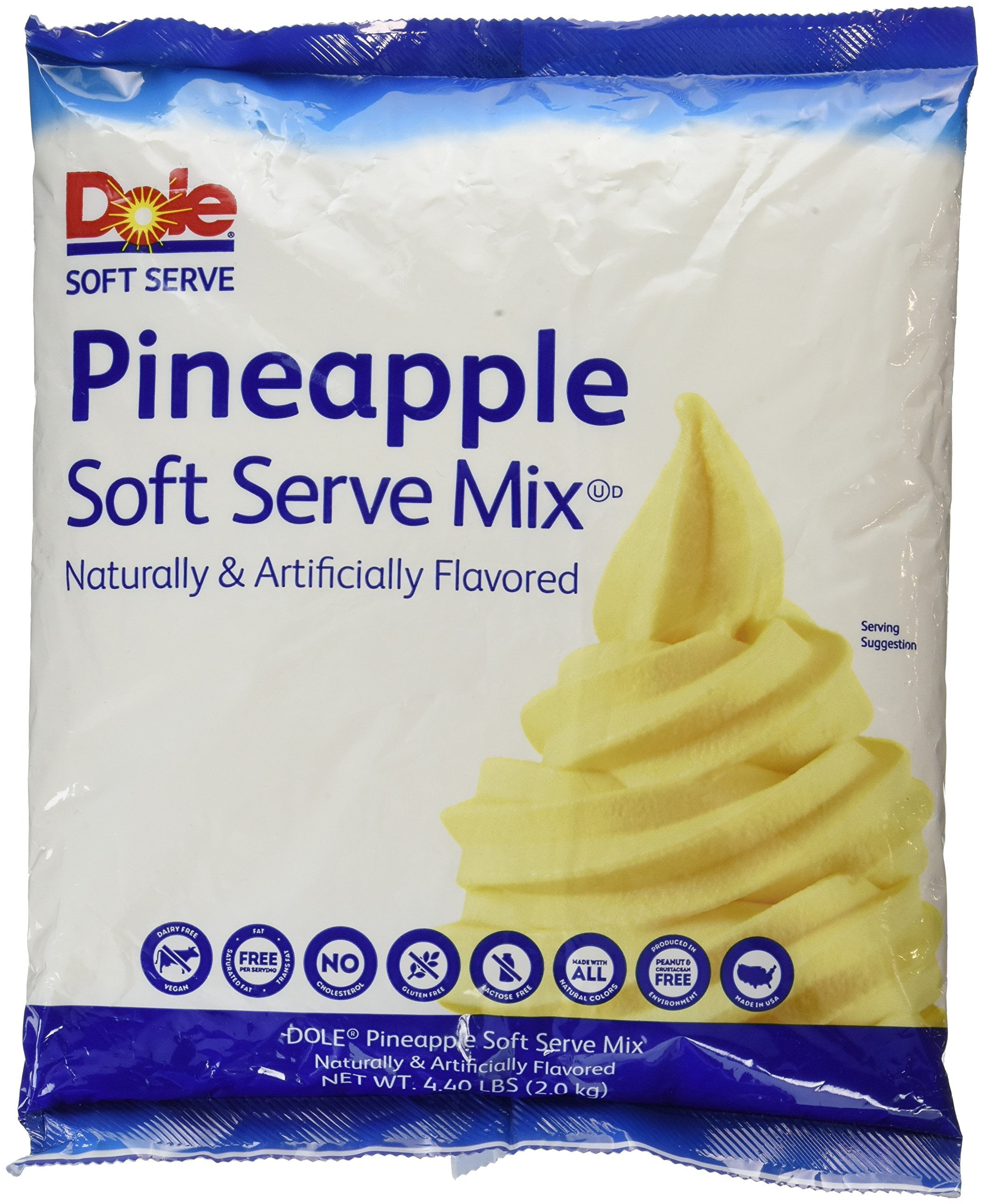 Pineapple Dole Whip Nutrition Facts