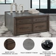 thumbnail image 4 of Signature Design by Ashley Kallenny Brown Coffee Table, 4 of 9