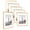 Gold, variant on hogarte 5x7 Wooden Picture Frames Set of 6, Desktop and Wall Display Frames, Black