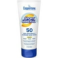thumbnail image 2 of Coppertone SPORT Sunscreen Lotion SPF 50, Zinc Oxide Mineral Sunscreen, Water Resistant Body Sunscreen SPF 50, 5 Fl Oz, 2 Pack, 2 of 3