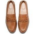 thumbnail image 5 of Cole Haan Womens Stassi Chain Loafer Leather Chain Loafers, 5 of 5