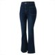 thumbnail image 2 of Gibobby Jeans mujer cintura alta Pantalones vaqueros acampanados clásicos de talle para mujer(Azul oscuro,M), 2 of 5