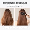 thumbnail image 4 of Black Christmas Car and Santa Pattern Hair Brush,Girls Detangling Hair Brush,Glide Through Tangles with Ease for Wet & Dry Hair,8.8"X2.8", 4 of 7