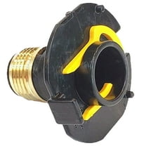 NEW BRASS OEM SUNCAST HOSE REEL HIDEAWAY IN TUBE WITH YELLOW RETAINER CLIP PARTS