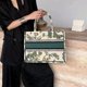 thumbnail image 5 of Bolso de mano de marca de lujo para mujer, de primera calidad, con bordado de mariposas, tejido de punto, de gran capacidad, para mujer, moderno, para compras de mano, 5 of 5