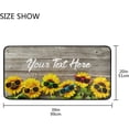 thumbnail image 2 of Sunflowers with Sunglasses Custom Kitchen Rug Door Mat Bath Rug Personalized Your Text on Home Decor Floor Mat for Kitchen Living Bedroom 39 x 20 Inch, 2 of 6