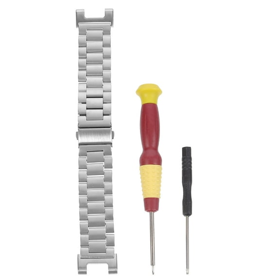 LABSERRON 1 Pc Simple Stainless Steel Wrist Bands for Watch Replacement Straps Business Occasions 7.1x1 In