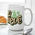 thumbnail image 6 of CafePress - Believe Christmas - 15 oz Ceramic Large White Novelty Mug, 6 of 6