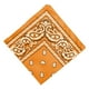 thumbnail image 3 of Bandana de algodón con estampado de cachemira Colcomx Naranja, 3 of 5