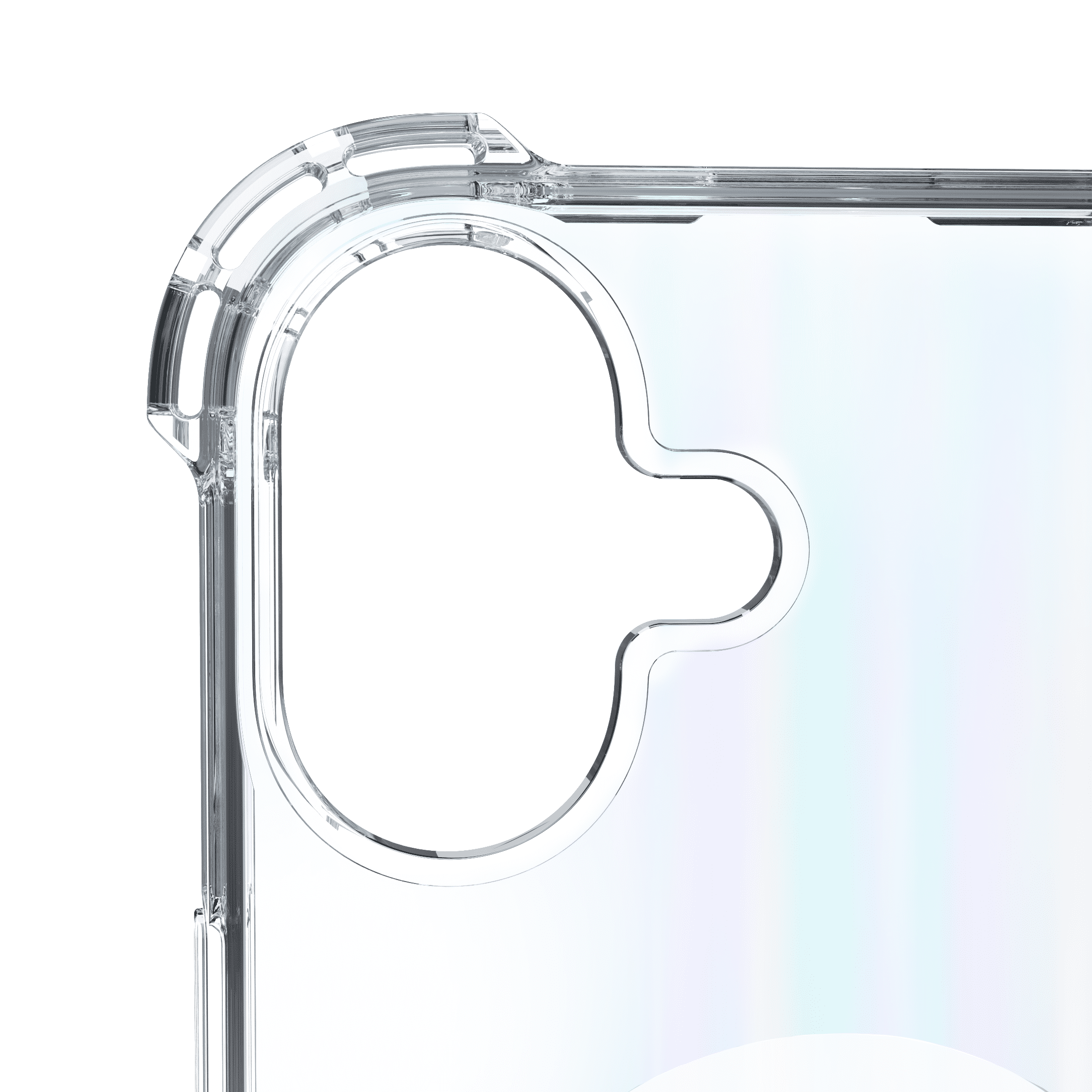 onn iPhone 16 Plus Case with MagSafe Magnet for Apple, Iridescent