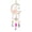 Pink, variant on Crystal Sun Catchers for Windows Hanging, Purple Green Moon Crystal Dream Catcher with Colorful Crystal Prisms Gemstones, Tree of Life Window Ornament Gift