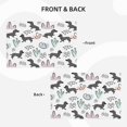 thumbnail image 3 of Placemats Set Of 4 / 6, Dachshund Dog Puppy Wave Placemats For Dining Table Indoor/Outdoors Heat Resistant Washable Placemats 18" X 12", 3 of 8