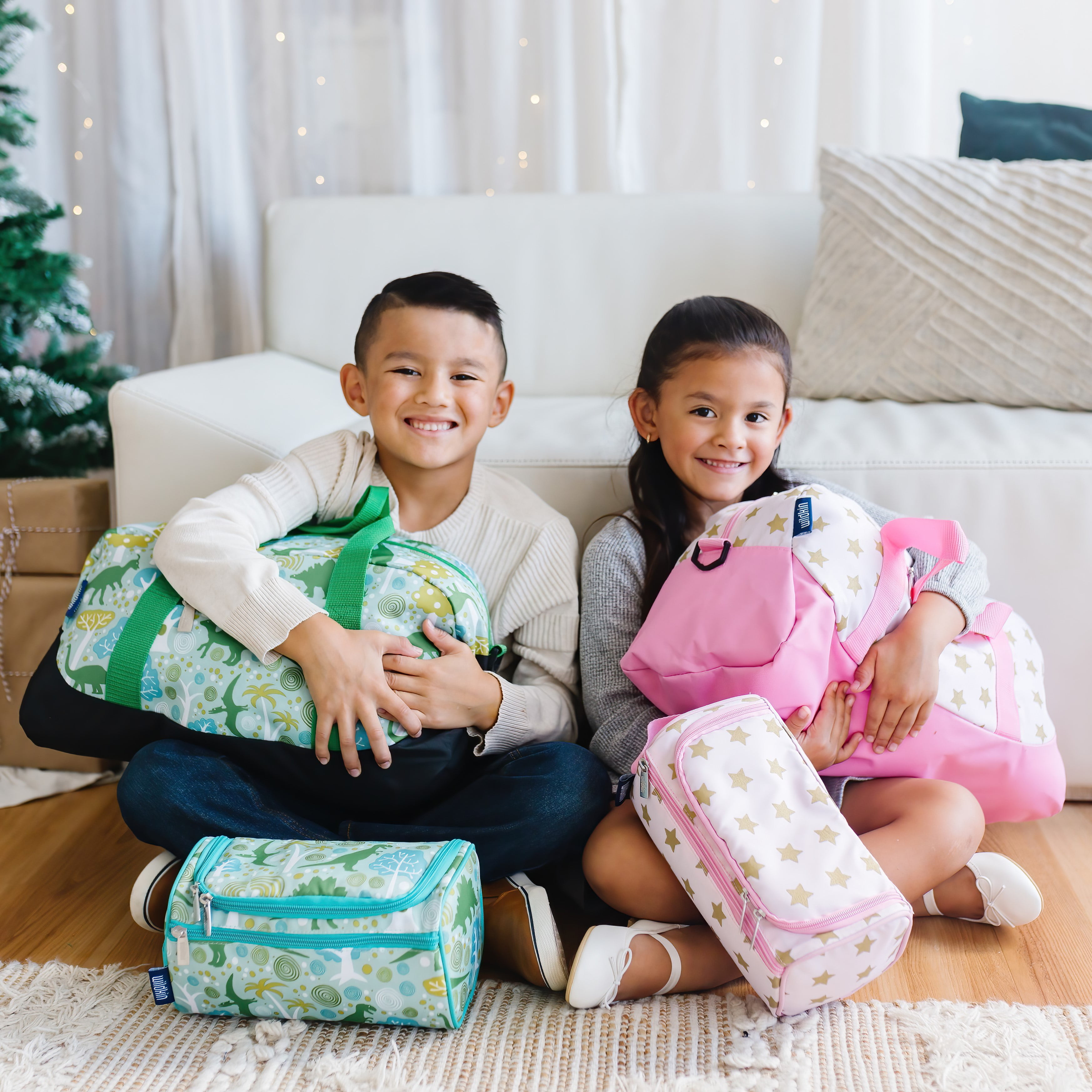 Wildkin Kids Overnighter Duffel Bag for Boys & Girls, Features Two Carrying Handles and Removable Padded Shoulder Strap, BPA & Phthalate Free (Digital Camo Green)