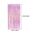 thumbnail image 4 of Miangastore 2 Pcs Rideaux à Franges en Feuille Serpentins Décorations de Fête Rideau en Guirlande Toile de Fond à Franges pour Fêtes, 4 of 8