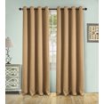 thumbnail image 1 of Panel de cortina con ojales Montauk Blackout RT Designers Collection 54 x 84 pulg. Dorado, 1 of 1