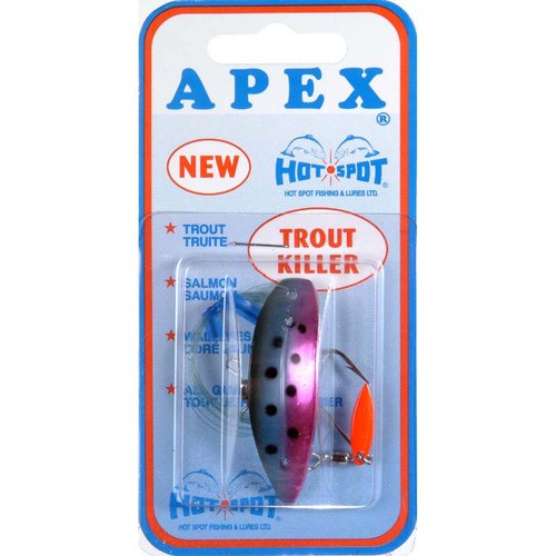 Apex 1.5" Hot Spot New Trout Killer Fishing Lure, Rainbow