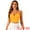 Yellow, variant on DARING DIVA Women's Glitter Rhinestones Encrusted Cut Out Cami Crop Tank Tops M Rose Red