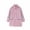 Pink, variant on Zpanxa Kids Hooded Raincoat with Pockets Waterproof All Season Windproof Jacket Mid Length Outerwear for Boys Girls Ages 4 to 12
