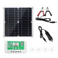 thumbnail image 1 of 18V/15W Monocrystalline Solar Panel Kit Dual USB Phone Charger Outdoor, 1 of 8