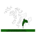 thumbnail image 2 of New Genuine BMW Cover Wheel Housing Rear L (2000-2003) OE 51712496657, 2 of 7