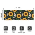 thumbnail image 5 of DarkBlue Sunflower Bee Pattern Door Rugs,Washable Non Slip Door Mats Indoor,Decorative Door Mats,Entry Mat Indoor for Entrance,Bedroom,Kitchen,Bathroom,16"x47", 5 of 6