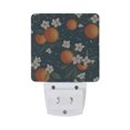 thumbnail image 5 of Yayeee LED Plug in Night Light for The Home with Auto Dusk to Dawn Light Sensors, 2 Pack, Blue Floral Oranges, 5 of 6