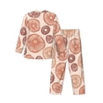thumbnail image 2 of Bingfone Men'S Pajama Set 2 Piece Loungewear Pjs, Long Sleeve With Pajama Pants-Mushrooms2, 2 of 9