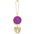 thumbnail image 1 of Porte-clés Voiture Art Déco Designs Cancer Pendentif Aile d'Ange, 1 of 4