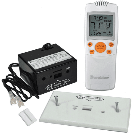 Durablow TR1003 Gas Fire Fireplace On/Off Wireless Remote control LCD Thermostat
