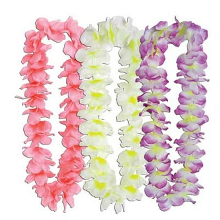 Beistle 57399 Silk 'N Petals Island Oasis Leis - Pack of 12