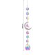 thumbnail image 1 of Cristal Windchime Ornamento Pluma Mariposa Colgante Colgante (Plata 13) Likrtyny Libre de BPA, 1 of 6
