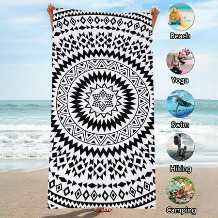 

Vikudaty Beach Towel Quick Dry Super Absorbent Lightweight Towels Blanket Mask Printing 2022 home decor