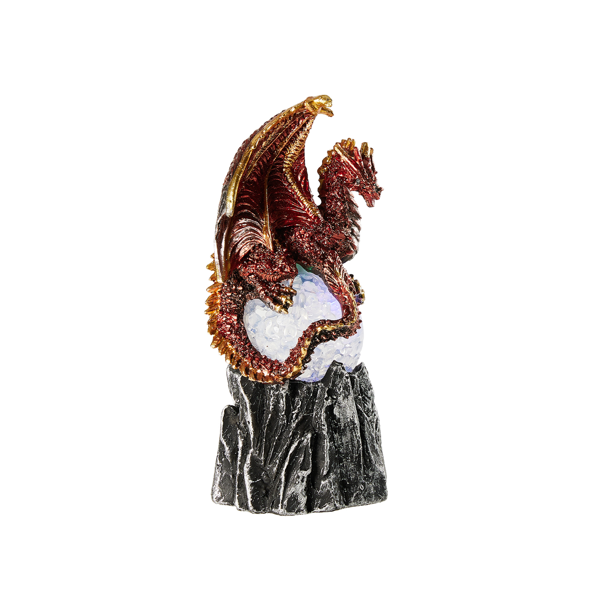 Eyicmarn Light Up Dragon Statues with Battery and Light, Fantasy Dragon